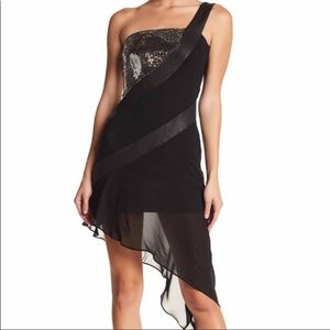TOV NWT sequin asymmetrical dress